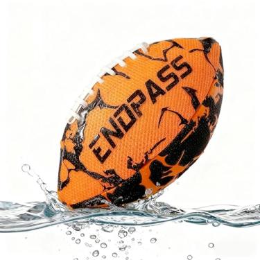 Imagem de Bolas de futebol para esportes aquáticos, antiderrapante, jogos de festa na praia e na piscina, perfeitos para jogar em equipe, esportes aquáticos e jogos de festa em família (laranja, tamanho 3)