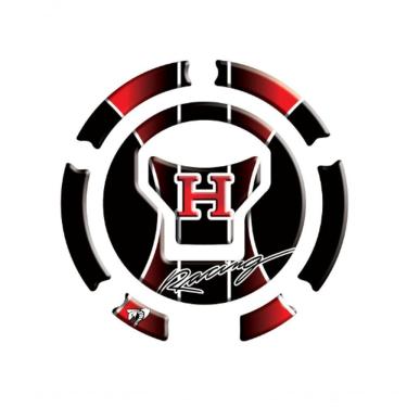 Imagem de Adesivo Bocal Cb Twister Cg Titan / Fan / Start 160 +2018 Racing Vermelho Vermelho