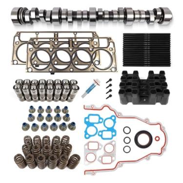 Imagem de Kit de eixo de cames E1840P Sloppy Mechanics Stage 2, adequado para motores Chevy/GMC LS Gen 3/4 4.8L 5.3L Vortec 1999-2013 - Inclui Cam, Elevadores e Bandejas, Hastes e Juntas
