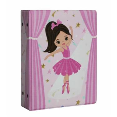Imagem de Album De Fotos 10x15 Com 500 Fotos Menina Bailarina Rosa