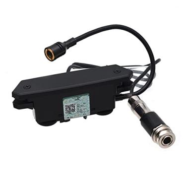 Imagem de Sistema de pré-amplificador Humbucker Sound Hole Captador Calor equilibrado Suporte de palheta de guitarra acessório de captador (Cor: T902)