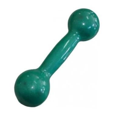 Imagem de Halteres tipo bola 2kg  emborrachado - verde - carci
