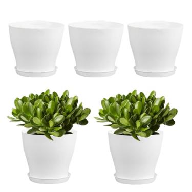 Imagem de Vasos iniciantes para plantar | vasos de berçário para plantas | Vaso de flores com orifícios de drenagem, bandeja para legumes, suculentas, mudas de cacto, transplante
