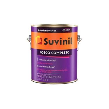 Imagem de Tinta Suvinil Acrilico Fosco Completo 3,6l - Branco Neve - 53398916