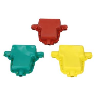 Imagem de Hyuduo Tampa de Isolamento de Borracha de Silicone Em Forma de T de 10 Kv para Braçadeiras de Cabo, Sistemas de Alta e Baixa Tensão de 3 Unidades, Resistência Robusta à Tensão, Fácil Instalação para