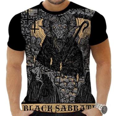 Imagem de Camiseta Camisa Personalizada Rock Black Sabbath Metal 11 - Obsidiana 