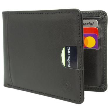 Imagem de Carteira Masculina Couro Com Caixa Porta cartão Ótimo Presente ref.250