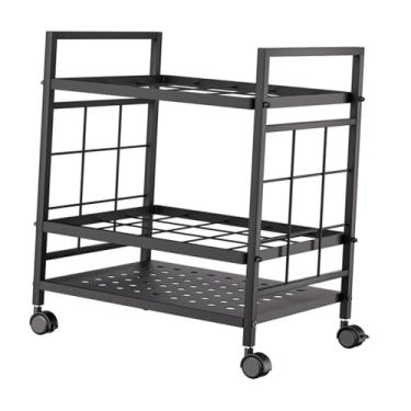 Imagem de MERIGLARE Storage Rack Arquivo do rack com rodas versátil espacial economizador de armazenamento titular para plano de construção