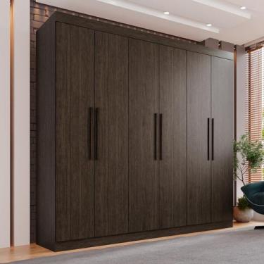 Imagem de Guarda-Roupa Casal 6 Portas 4 Gavetas Roma - Mveis Valverde, New Canio
