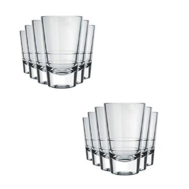 Imagem de Jogo 12 Copos de Dose Caninha 100ml Nadir