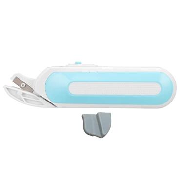 Imagem de Tesoura elétrica sem fio, leve, cabo ergonômico, cortador elétrico alimentado por bateria para artesanato, papelão, couro, feltro, tecido, abs, metal, 6,5 x 1,6 pol.