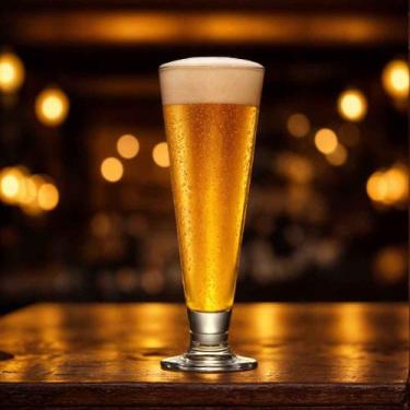 Imagem de Taça de Cristal Tulipa Reta Para Cerveja 300ml - Ruvolo