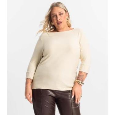 Imagem de Blusa Plus Size Manga 3/4 Secret Glam-Feminino