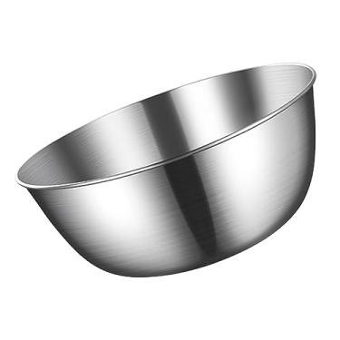 Imagem de Zhjvihx Bacia de Cozinha, Tigela de Mistura de Limpeza Simples de Grande Capacidade de Aço Inoxidável Espessado para Cozinha (22cm)