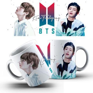 Imagem de Caneca de Café Personalizada BTS Kim Taehyung - Porcelana Alta Qualida