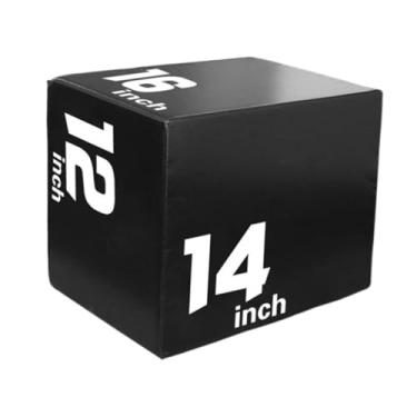 Imagem de Dynwave Jump Box Antiderrapante, Caixa Pliométrica Portátil e Versátil para Treinamento de Força com Saltos, Exercícios de Ginástica em Casa e Agachamentos, Style C