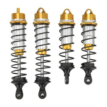 Imagem de aqxreight Amortecedor de Amortecedor Traseiro Dianteiro RC de Mola de Carro RC de Liga de Alumínio para Carros ARRMA 1/7 1/8 Vermelho é Plástico Resistente, Resistência Resistente Ao Choque (#1)