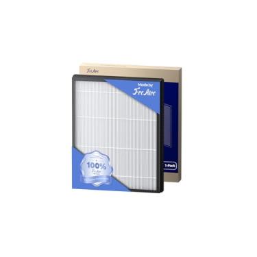 Imagem de FreAire Filtro de substituição para purificador de ar genuíno FreAire HAP607, 3 em 1 H13 verdadeiro filtro de carbono ativado de alta eficiência, 1 pacote, branco, oficial, HAP607