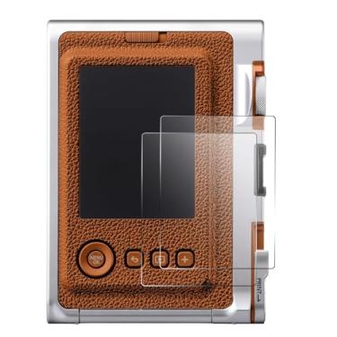 Imagem de pssped 2 peças protetoras de tela compatíveis com câmera Fuji Instax Mini EVO X-Pro1, rigidez 9H, bordas arredondadas, vidro temperado ultrafino, película transparente de 0,3 mm, antiimpressões