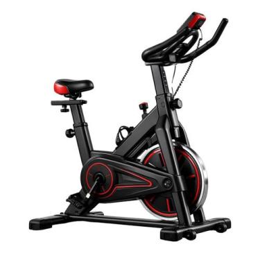 Imagem de Bicicleta Spinning 6 kg  Ergométrica Fitness Residencial Ajustável e S