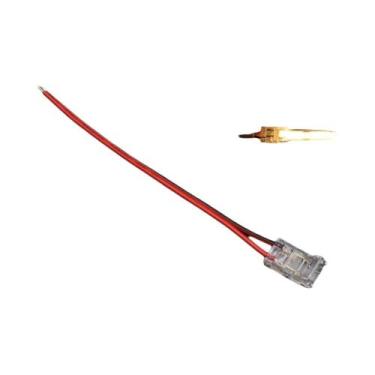 Imagem de Conector Mini Em L Para Fita LED COB 2 Pinos 8mm Sem Solda 5pcs 10pcs 
