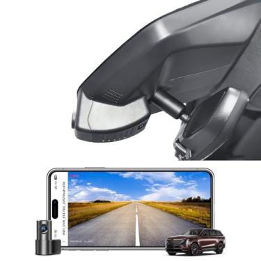 Imagem de Mangoal Câmera veicular frontal 4K e traseira 1080P, ajuste personalizado para Cadillac Gen5 Escalade/Escalade ESV 2021 2022 2023 2024 (modelo A), Sport Premium Luxury Platinum V-Series, vídeo UDD