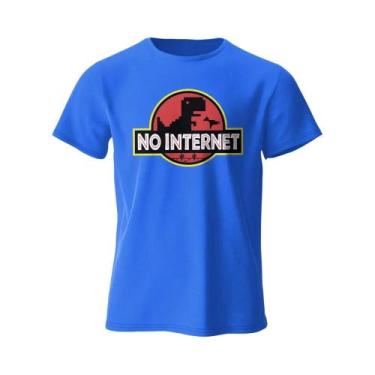 Imagem de Camiseta De Algodão Oversized Masculina Com Estampa Engraçada Sem Inte