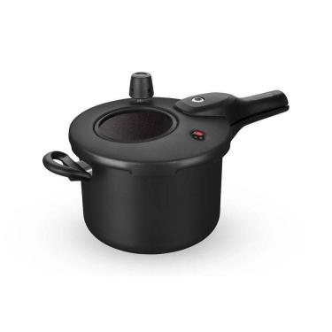 Imagem de Panela De Pressao Visor Fech. Externo 4,5l Preto Mta 666044