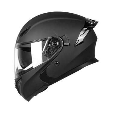 Imagem de Capacete De Motocicleta Masculino Com Visor Duplo E Proteção Solar Par