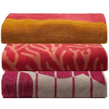 Imagem de Kit 3 Toalhas Banhão Praia Camesa Sunset 80 X 160cm