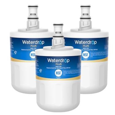 Imagem de Filtro de água para geladeira Waterdrop 8171413, compatível com Whirlpool 8171413, 8171414, EDR8D1, Kenmore 46-9002, NSF 401&53, pacote com 3