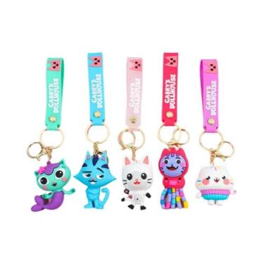 Imagem de Pingente De Boneca 3D Feito À Mão Para Chaveiro Da Gabby Dollhouse, Su