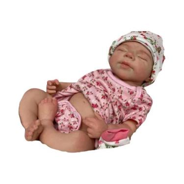 Imagem de Boneca De Silicone Realista Reborn De 18 Polegadas Com Boca Aberta Lav