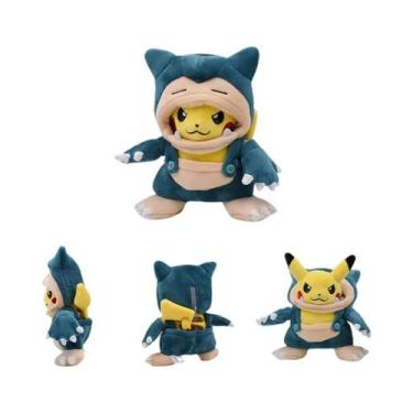 Imagem de Brinquedos De Pelúcia Cos Eevee Pikachu Lucario De 20CM, Bonecos De An