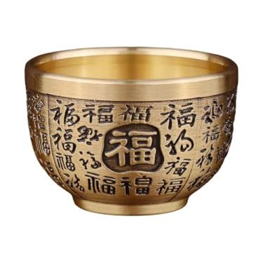 Imagem de Baoblaze Tigela de Cobre para da Fortuna, Ornamento Criativo de Boa Sorte, Decoração Feng Shui para Sala de Estar, Hotel, Escritório e Casa, Style a