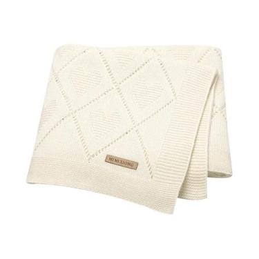 Imagem de Cobertores De Algodão Super Macios Para Bebês 90x70cm Envoltório Para 