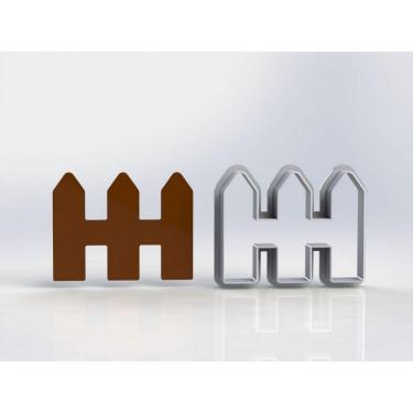 Imagem de Cortador Cerca Cercadinho Fazendinha Tamanho 5cm