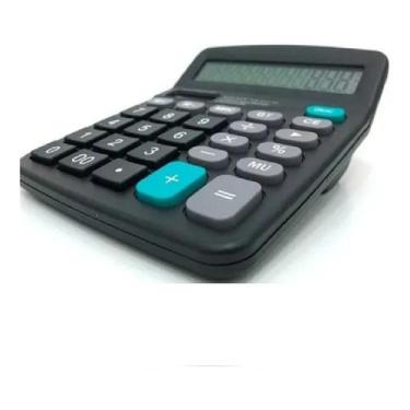 Imagem de Calculadora De Mesa Comercial Escritório Display 12 Digitos - New, KK-