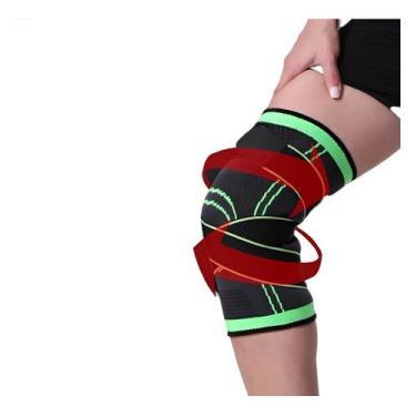 Imagem de kit 2 Joelheira Tensor Joelho Ajustavel Academia treino cross - ZEM