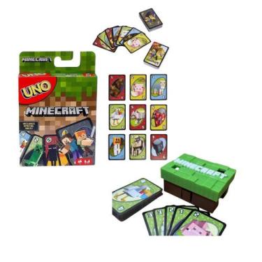 Imagem de Estojo para Cartas de UNO + Baralho UNO Minecraft