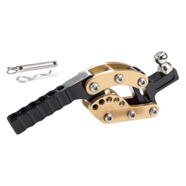 Imagem de JunZheHub Engate de Reboque para Crawler RC em Escala 1:10 Ou 1:8 – Escultura em Metal em Miniatura Realista E Criativa para Garagem de Carros, Dourado