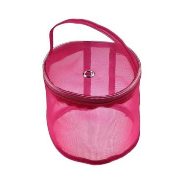 Imagem de Bolsa De Armazenamento Portátil De Malha Oca Para Tricô, Crochê, Lã, A