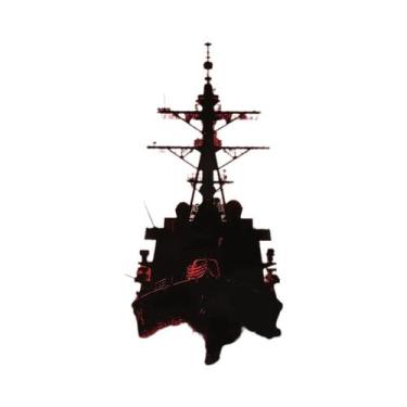 Imagem de Pintura Em Tela De Guerreiro Samurai Da Lua Vermelha, Paisagem Japones