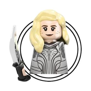 Imagem de Mini Figuras De Ação Blocos De Montar Orcs Anões Elfos Cavaleiros De R