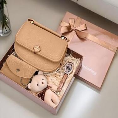 Imagem de Kit Bolsa Feminina Relogio Chaveiro Lindos Presente 4 Itens-Feminino