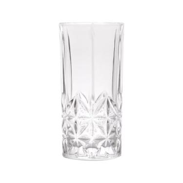 Imagem de Jogo de 6 Copos de Vidro Transparente 360ml - Ideal para Bebidas Refrescantes, Uso Doméstico, Recebimentos e Ambientes Casuais (88009)