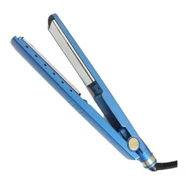Imagem de Chapinha de Cabelo Profissional Nano Titanium Azul, Placas de Titânio, 450 Graus, Rotação 360°, 2m de Cabo