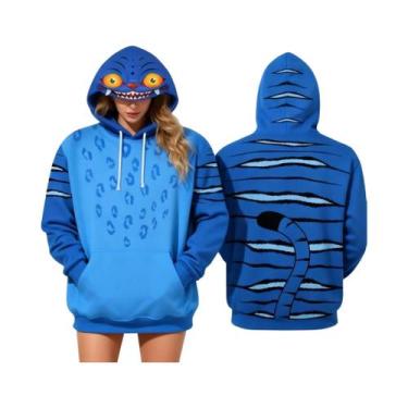 Imagem de Moletom Oversized Feminino Com Estampa 3D, Estilo Coreano, Tendência M