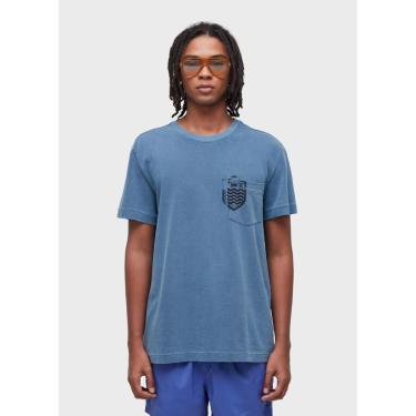 Imagem de T-shirt bolso brasão OSKLEN-Masculino