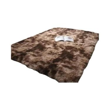 Imagem de Tapete De Pelúcia Verde E Rosa, Macio E Antiderrapante Para Sala De Es